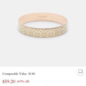 Coach bangle bracelet